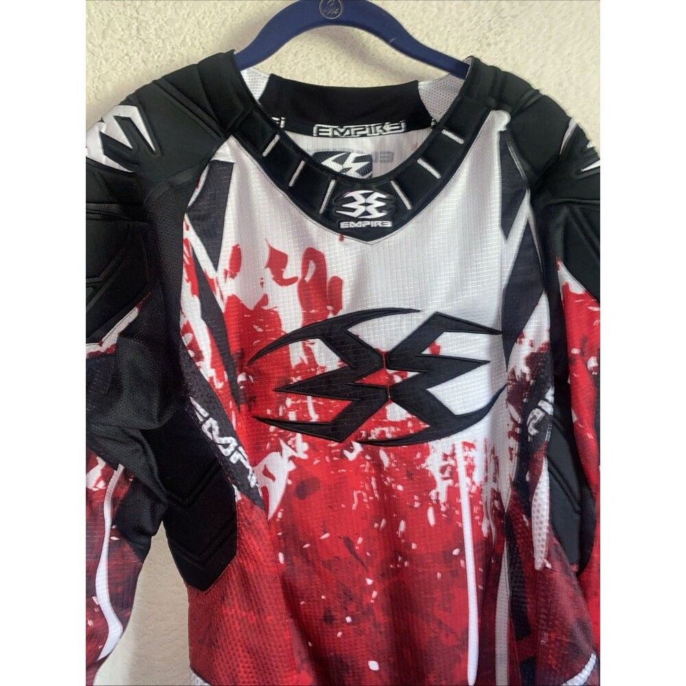 Empire Contact TT Padded Paintball Jersey Blood Red S Men Breathable Motorcycle View 4